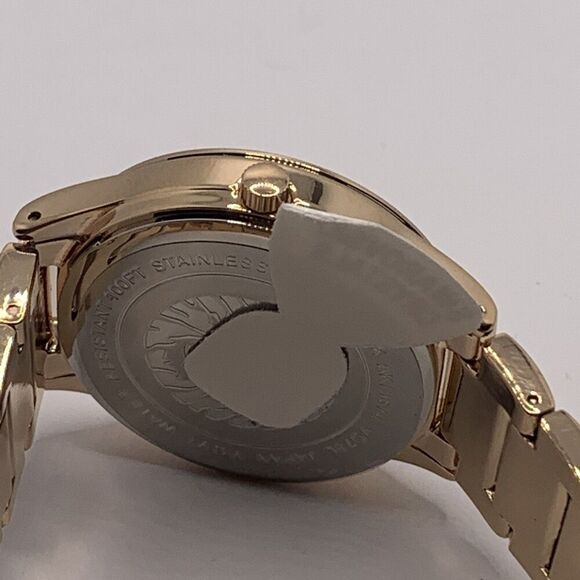 Anne Klein 3674RGST Womens Rose Gold Analog Dial Quartz Genuine Wrist Watch Ga29 - Picture 9 of 10